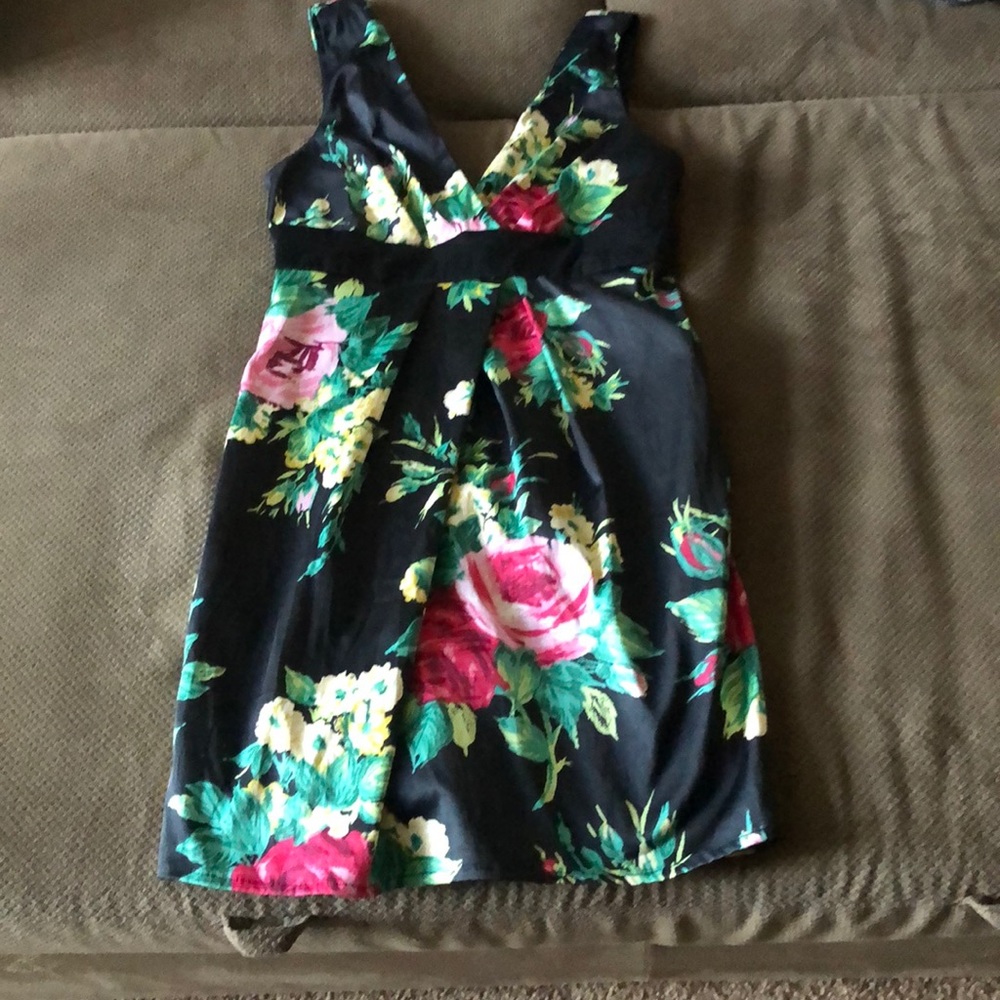 Black Floral Dress